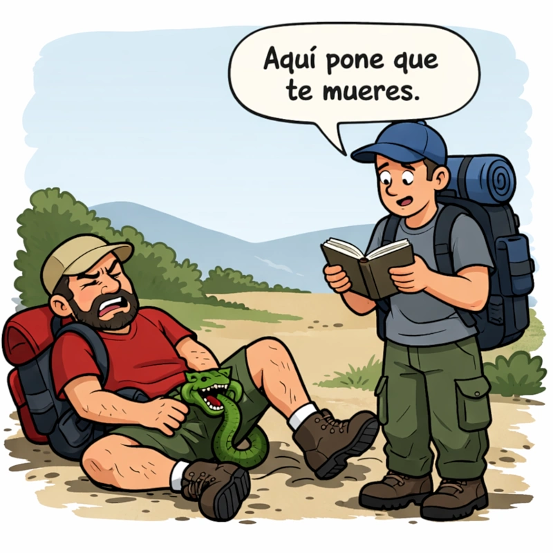 Aquí pone que te mueres