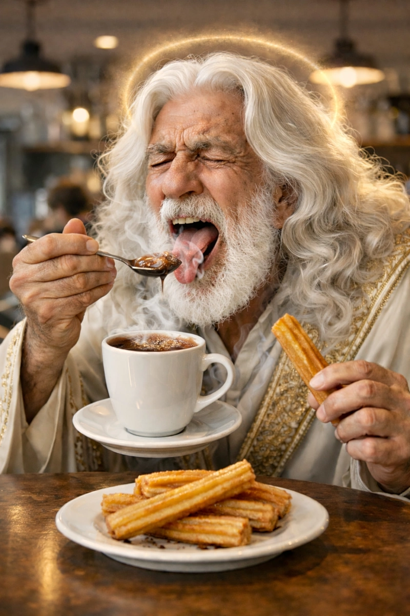 Bar/restaurant service. The day of the communion of God.